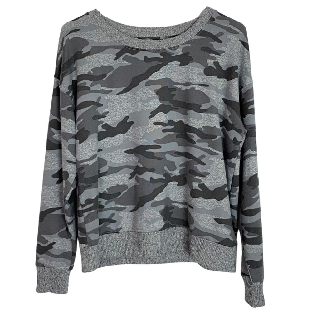 Splendid Super Soft Pullover Sweatshirt Camouflag… - image 1